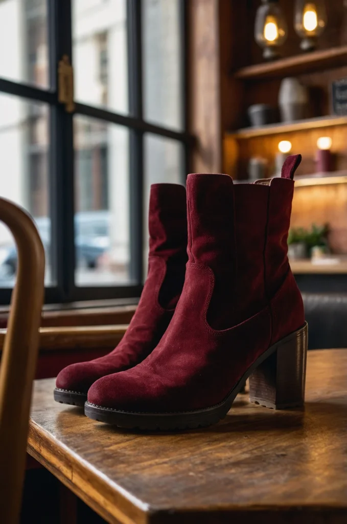 Ankle Boots with a Block Heel