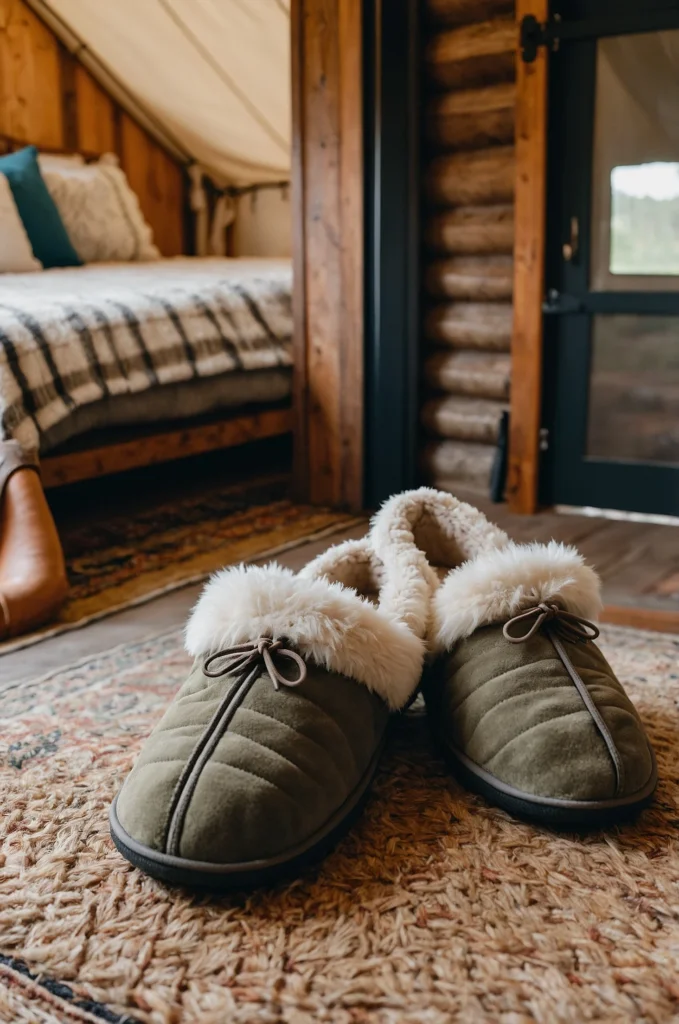 Camp Slippers or Comfortable Shoes