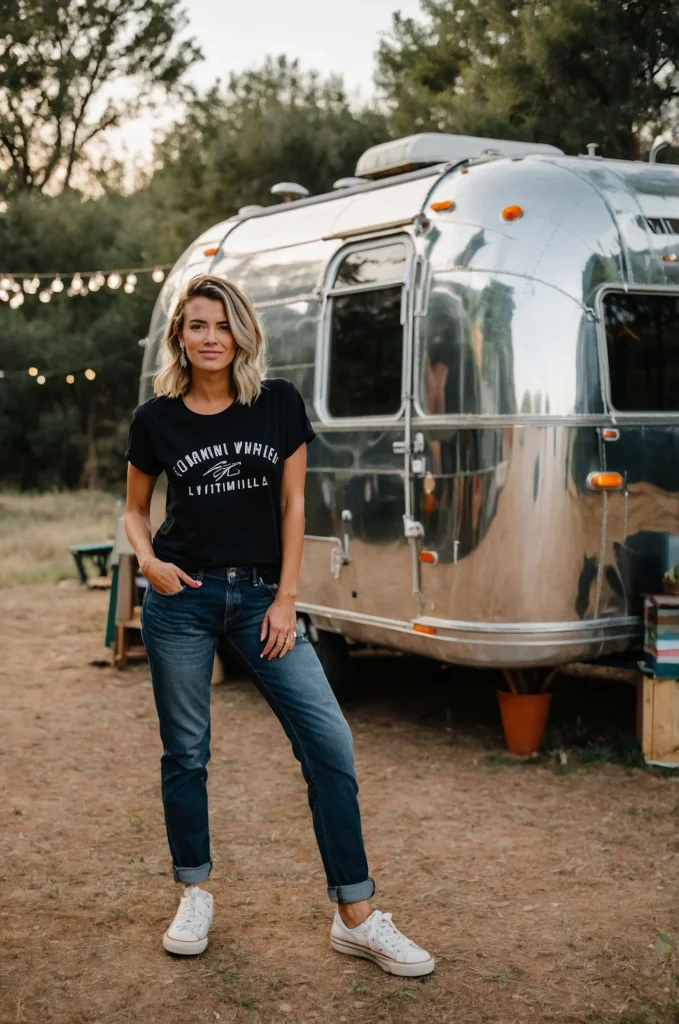 Graphic Tee and Boyfriend Jeans