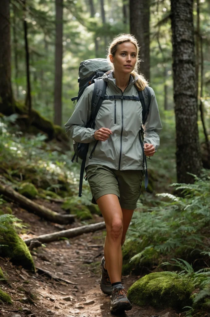 Lightweight Jacket and Hiking Shorts