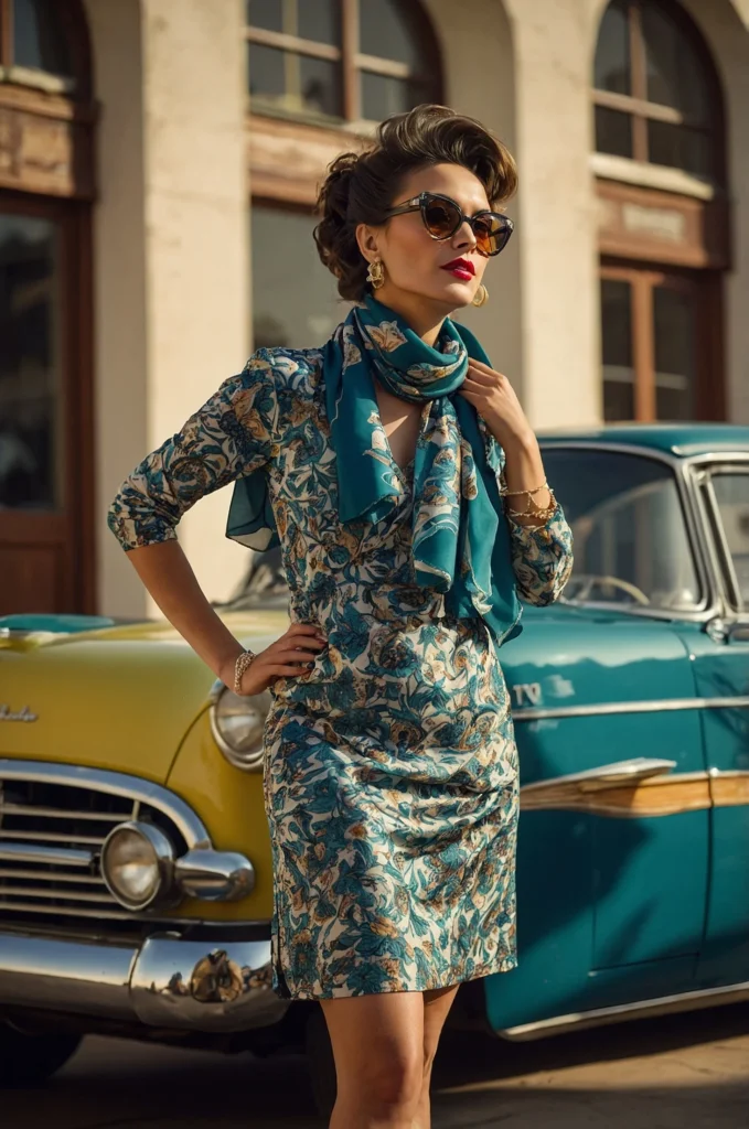 Cat-Eye Sunglasses and Dress