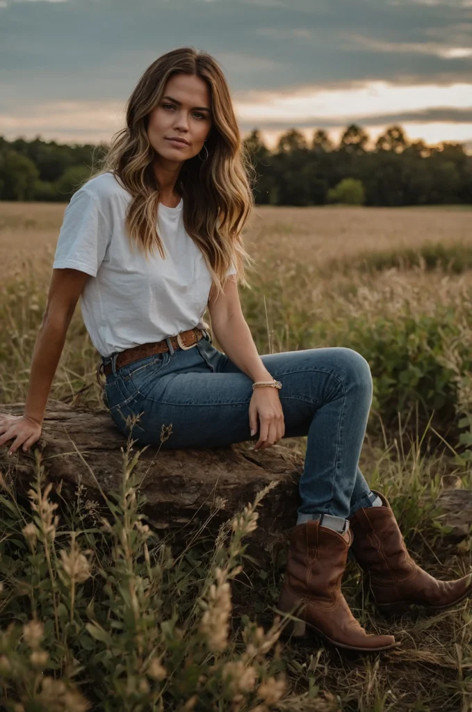 Denim and Boots