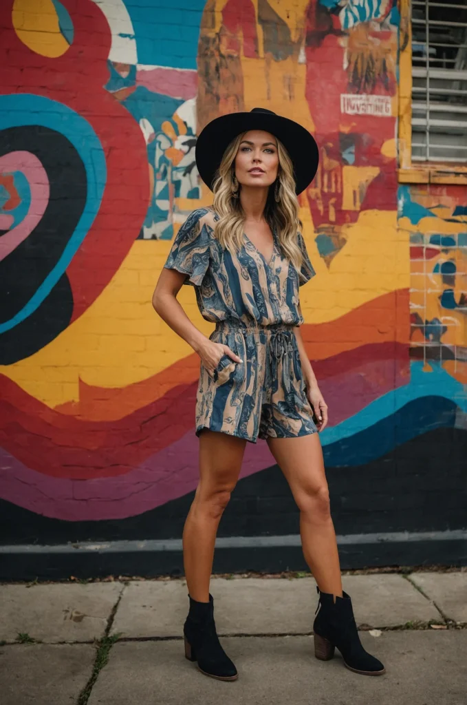 Flowy Romper and Boots