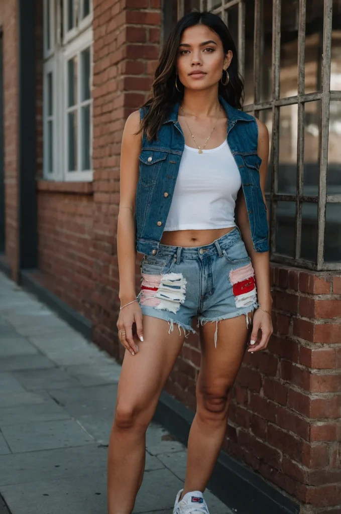 Playful Patchwork Denim: Give Your Basics a Fun and Unique Update