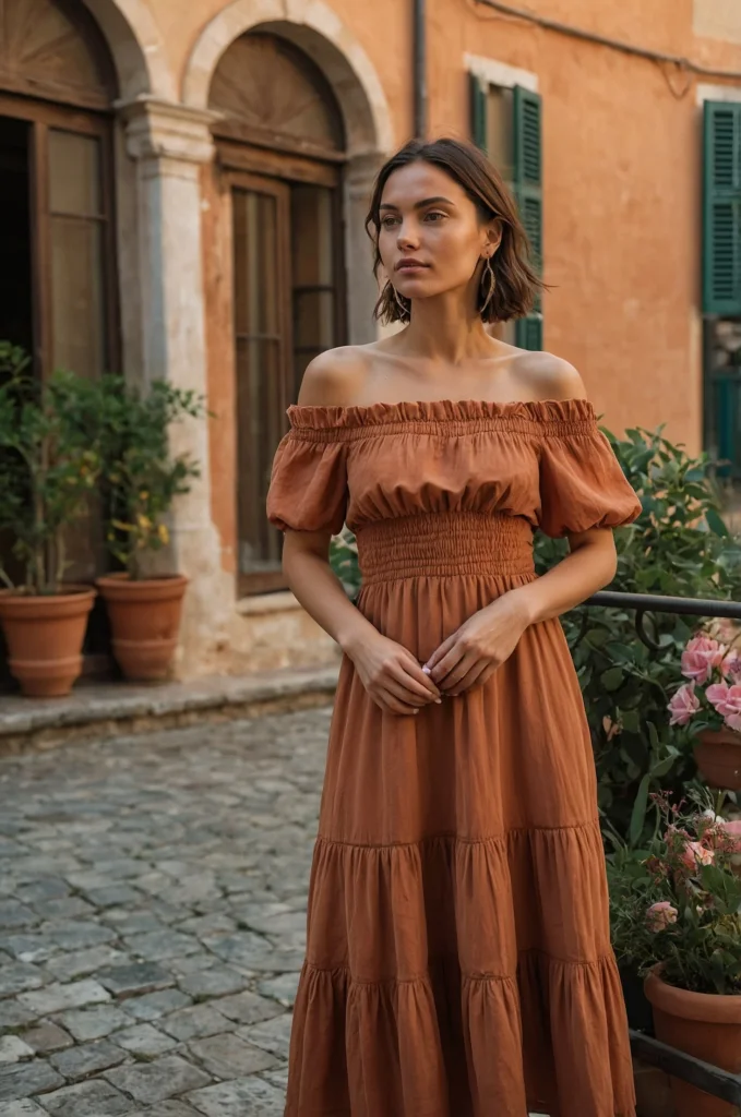 The Off-Shoulder Smocked Dress