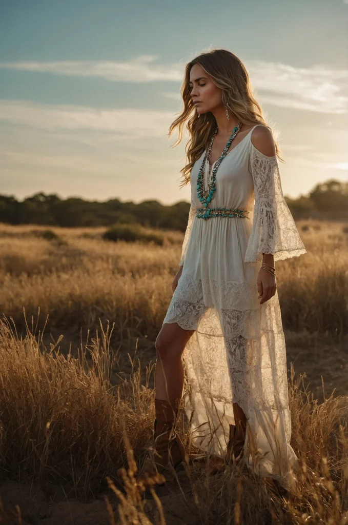 The Quintessential White Lace Dress
