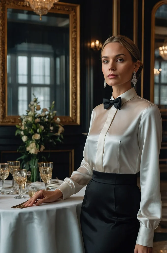 The Column Skirt & Blouse