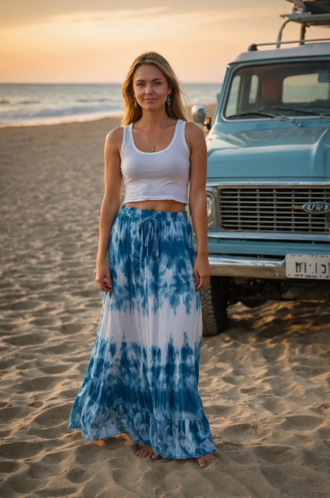 A Tank Top & Maxi Skirt