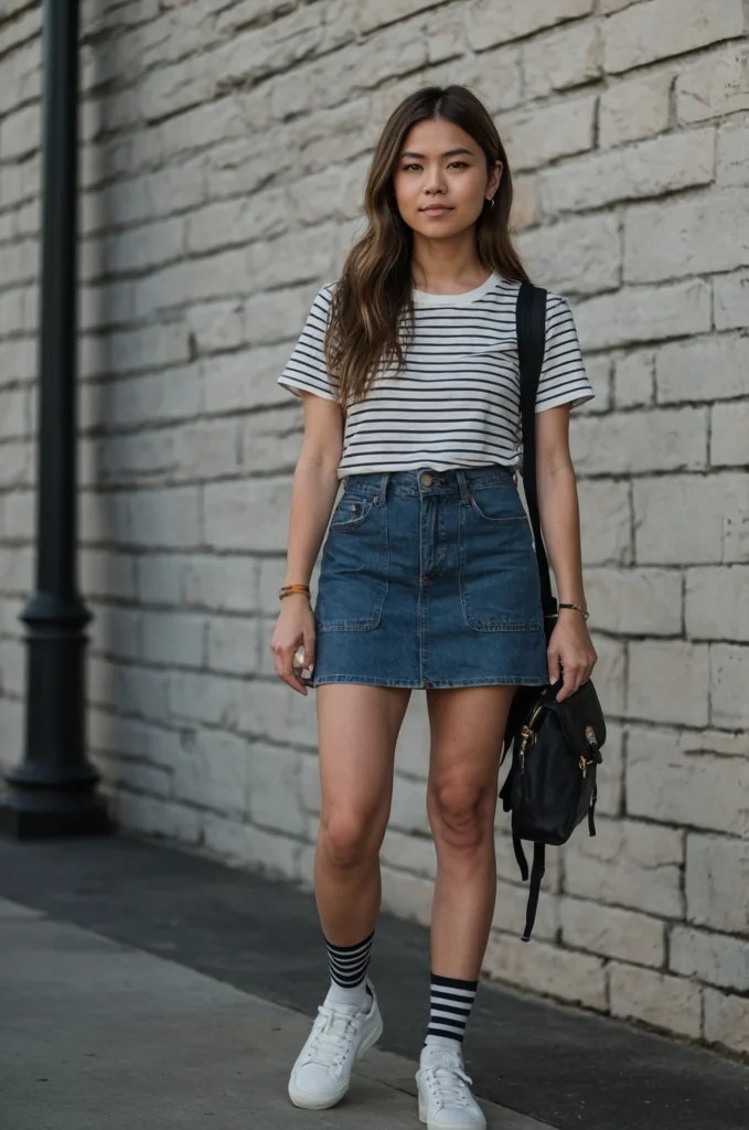 Classic Denim Skirt