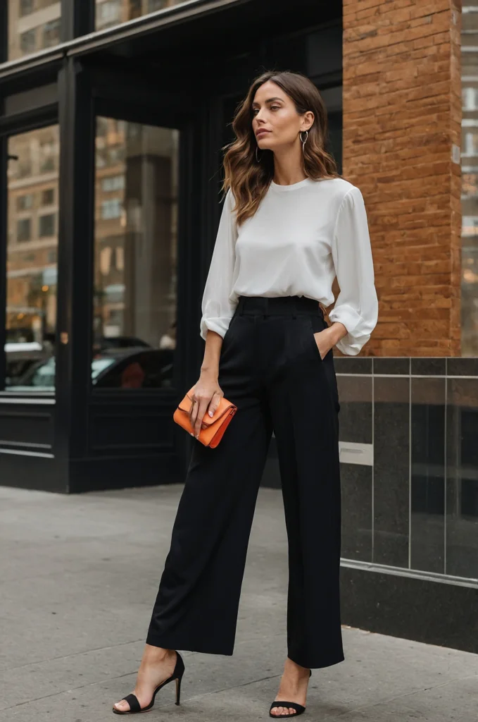 Cropped Wide-Leg Pants