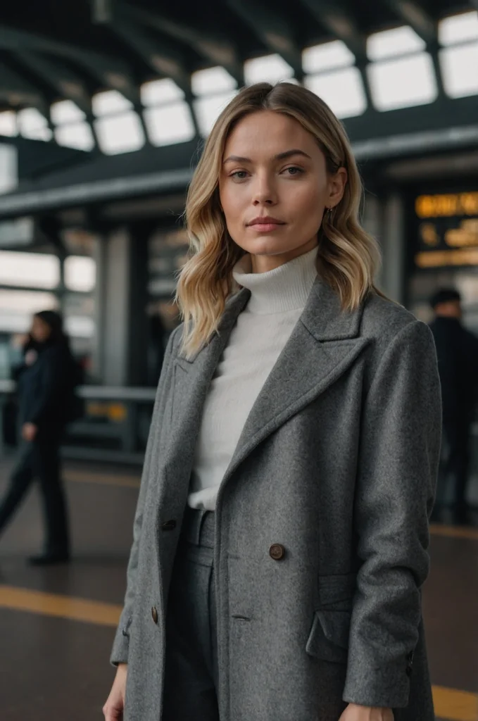 A Knit Two-Piece Set