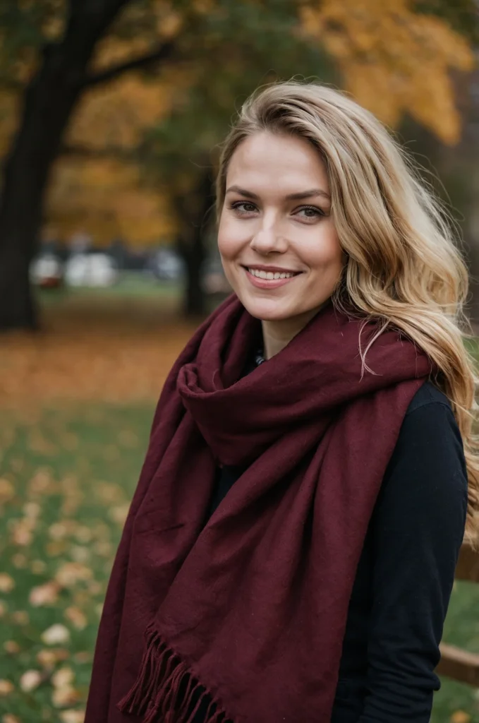 The Oversized Scarf as a Shawl