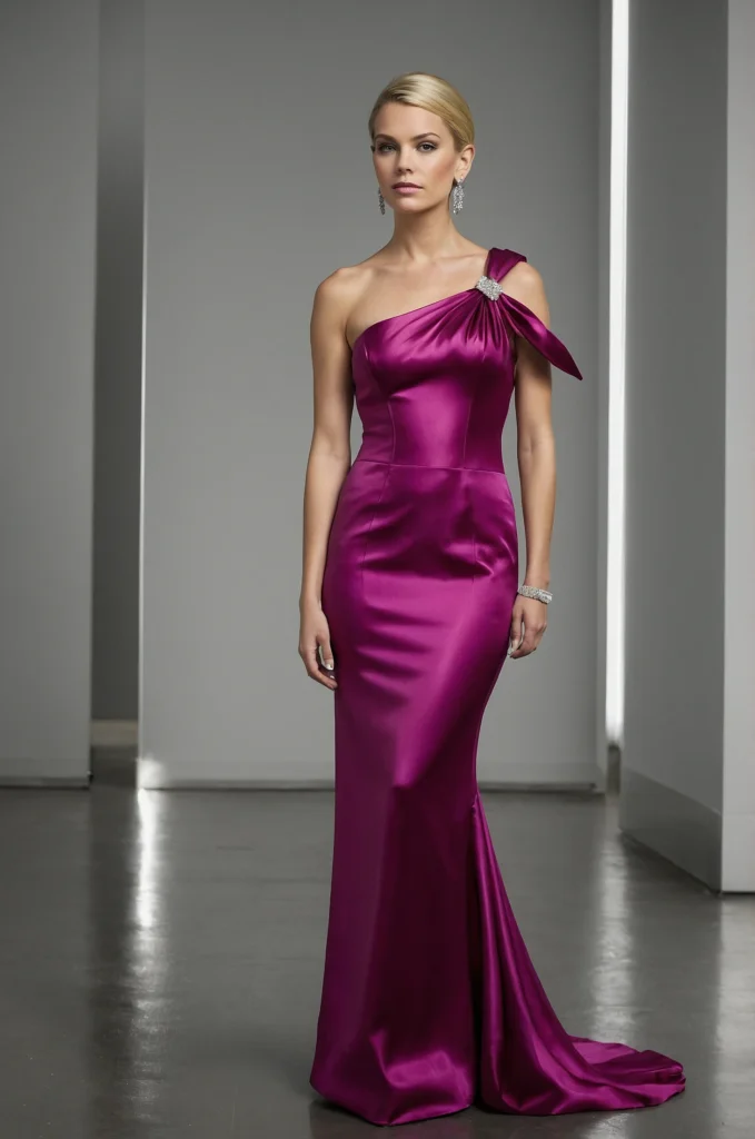 The Bold Fuchsia Gown