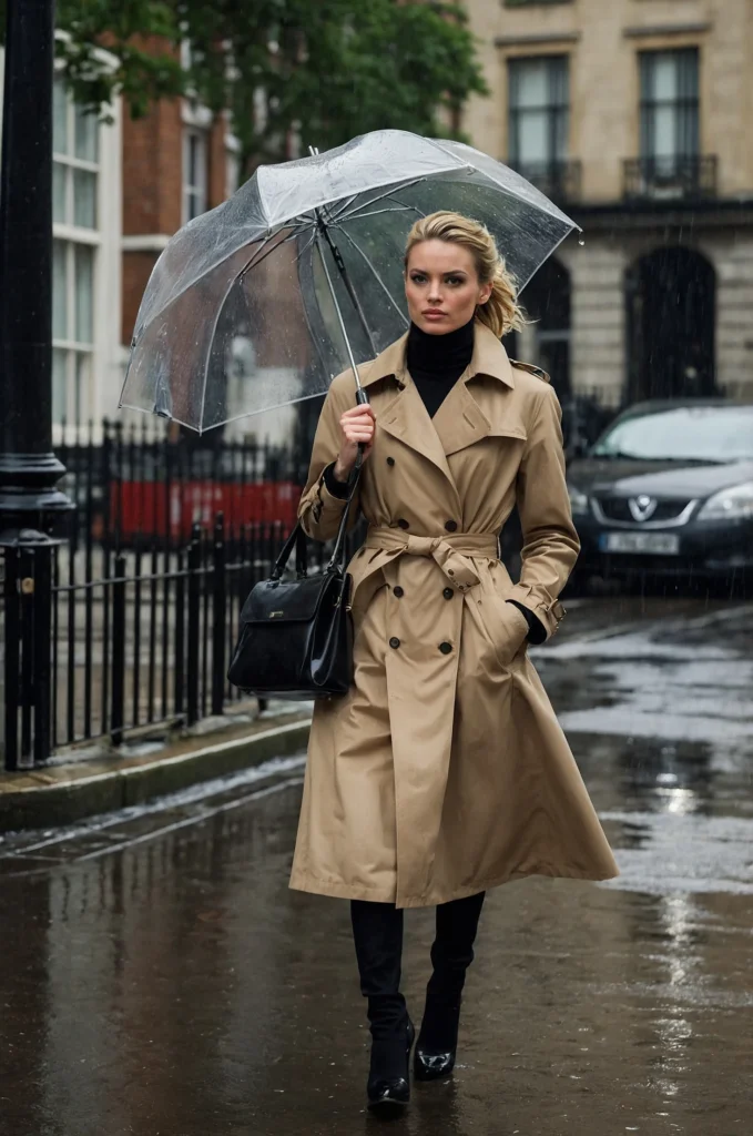 The Classic Camel Trench Coat