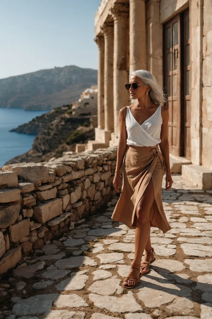 The Linen Wrap Skirt