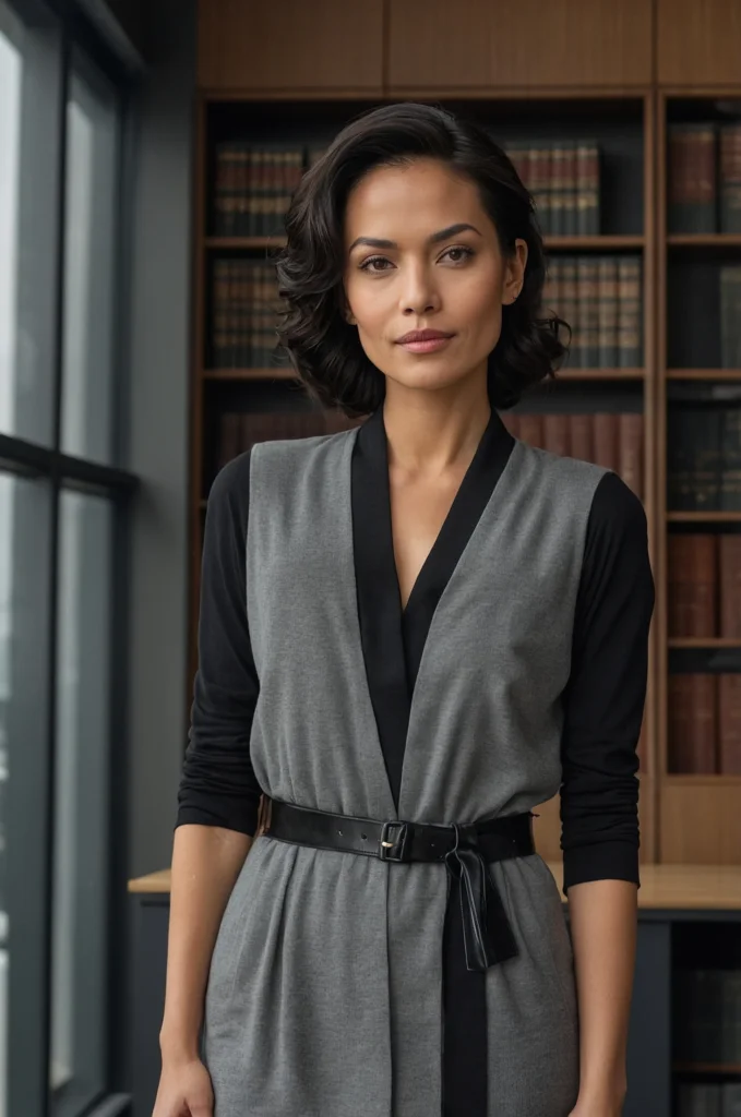 A Belted Long Cardigan