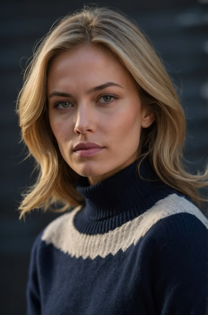 Turtleneck Under a Crewneck Sweater