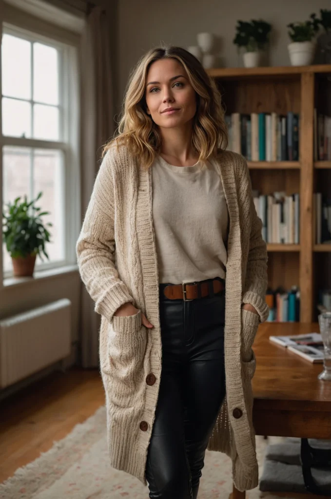 The Belted Cardigan