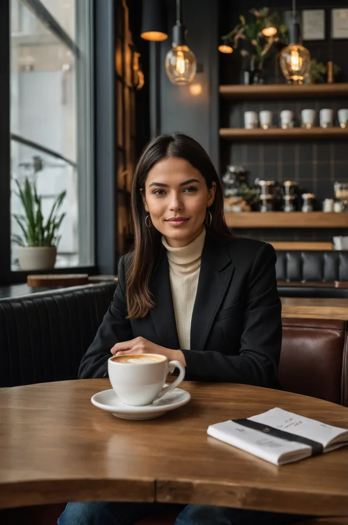 Chic Blazer & Turtleneck