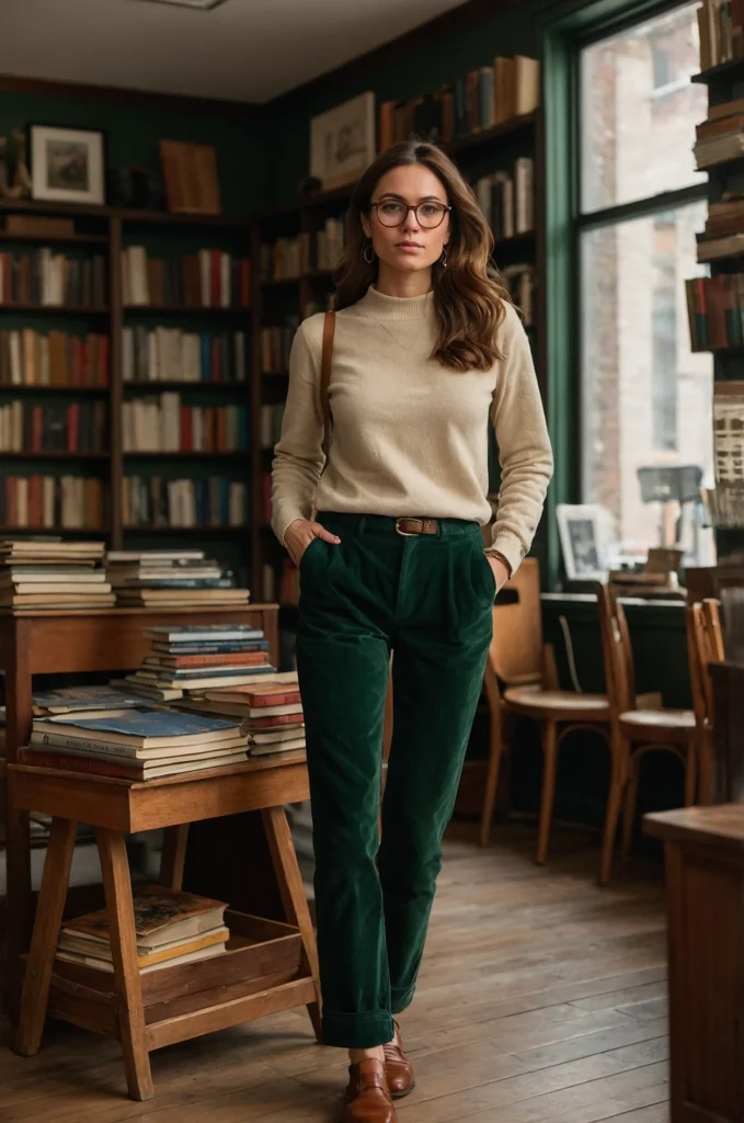Corduroy Trousers & a Simple Sweater