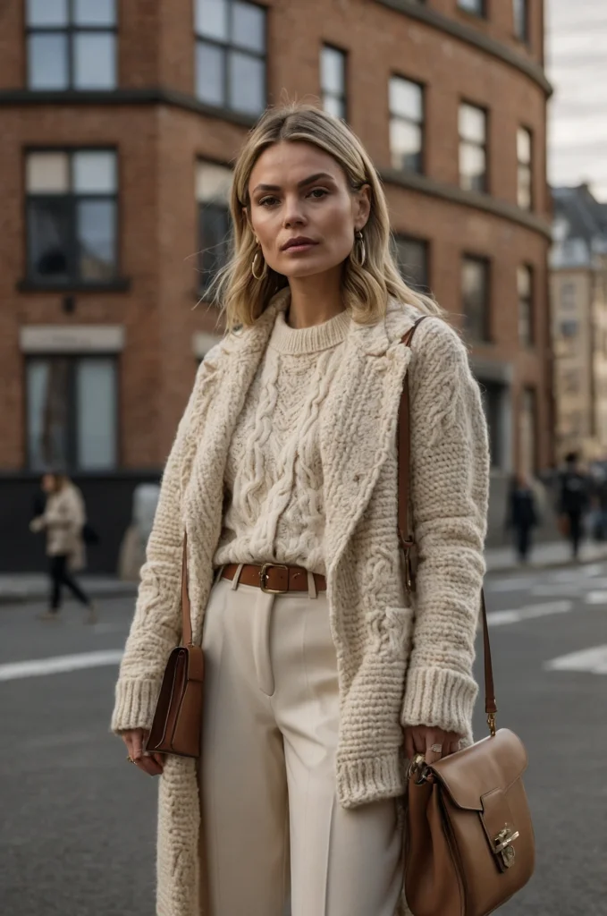 Monochromatic Cream Outfit