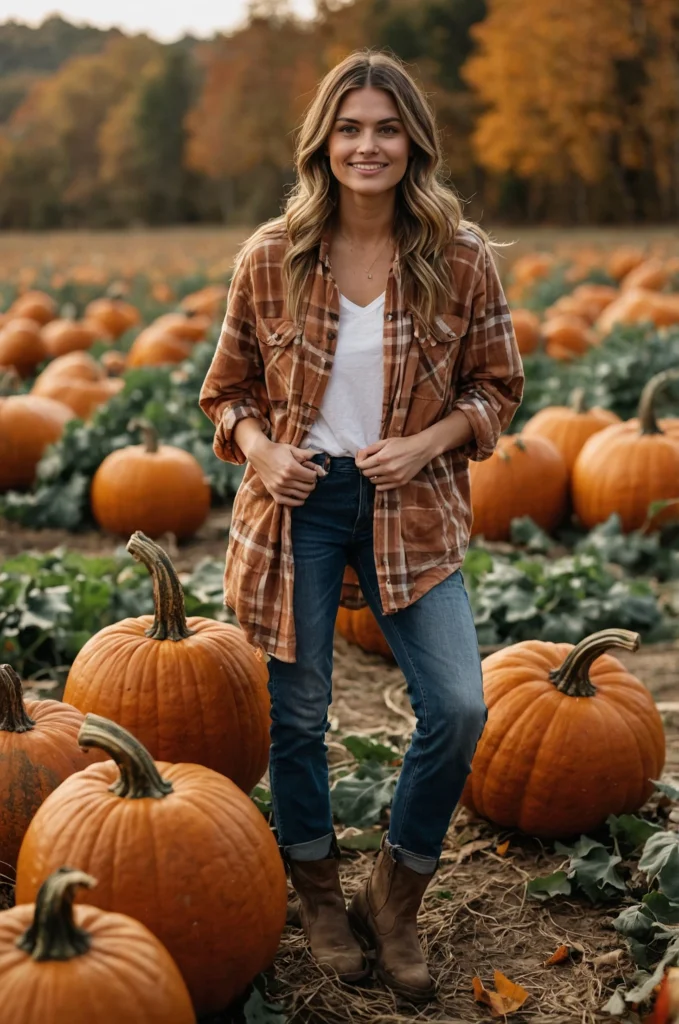 Plaid Shacket & Jeans