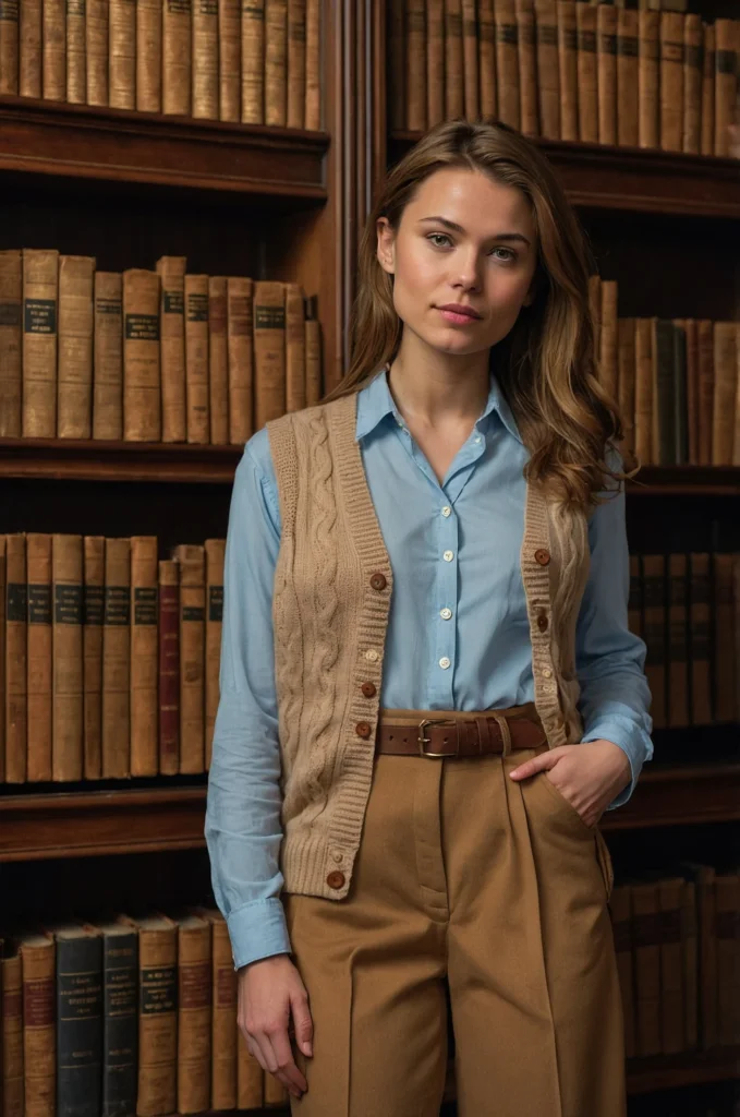 Sweater Vest & Button-Down Shirt