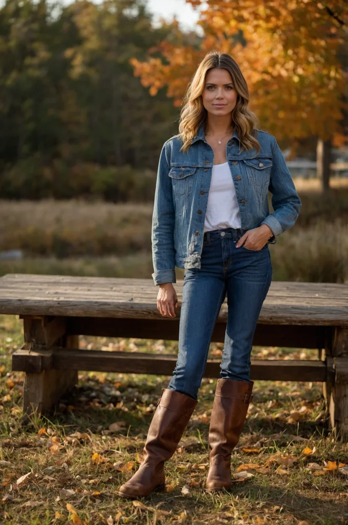 The Denim-on-Denim Look