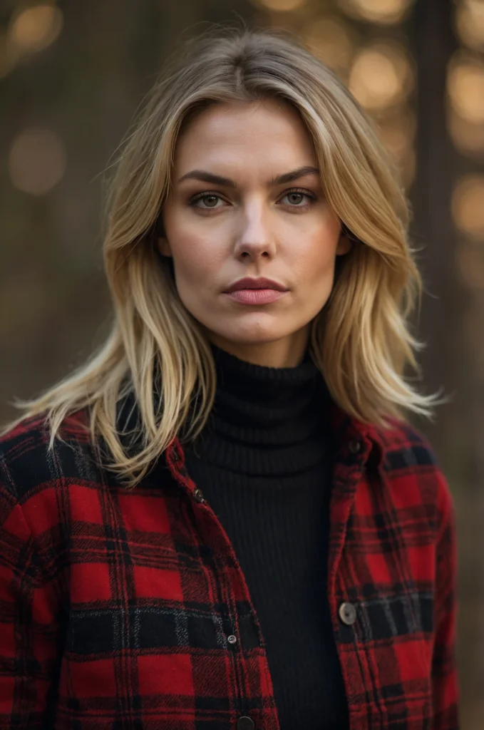 Turtleneck Under a Button-Down