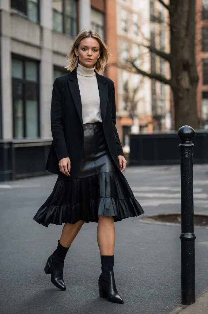The Turtleneck Under a Dress
