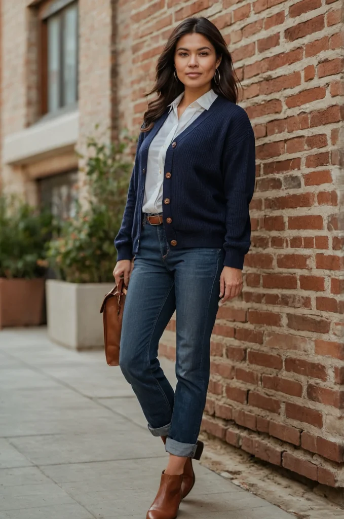 A Cardigan as a Top