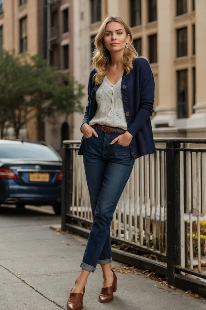 A Cardigan as a Top
