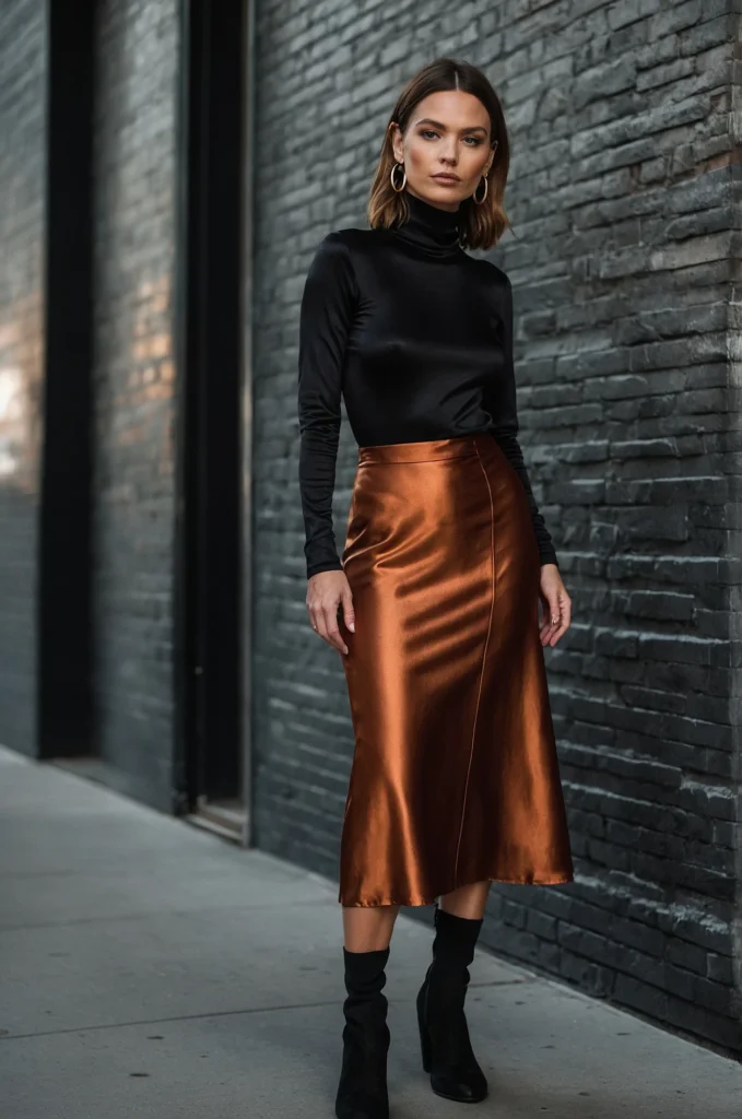 A Turtleneck & Slip Dress
