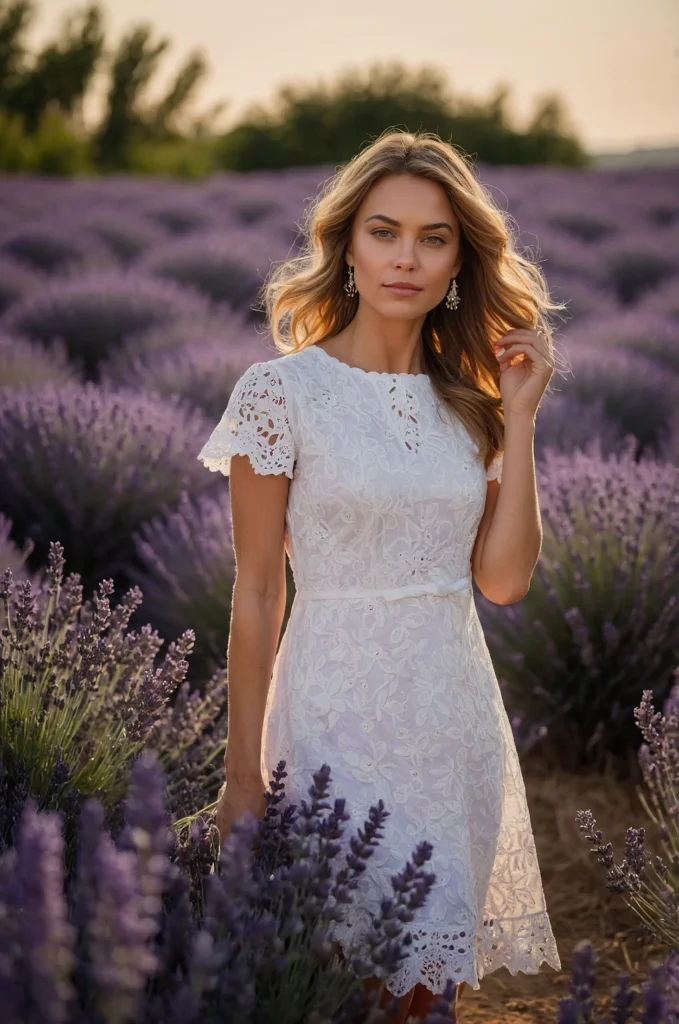 A Broderie Anglaise Dress