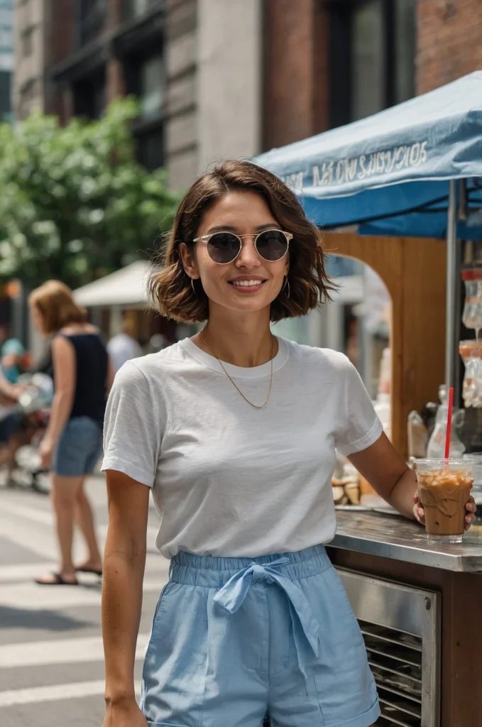 Lightweight Linen Pull-On Shorts