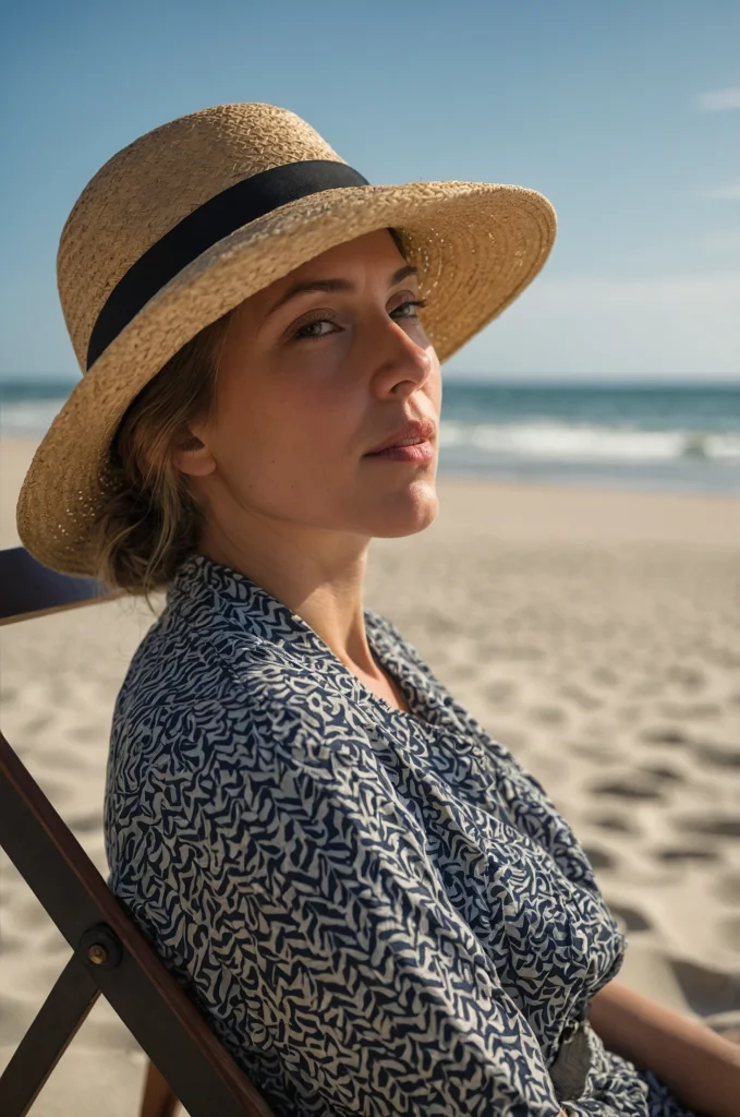 A Loose-Weave Straw Hat
