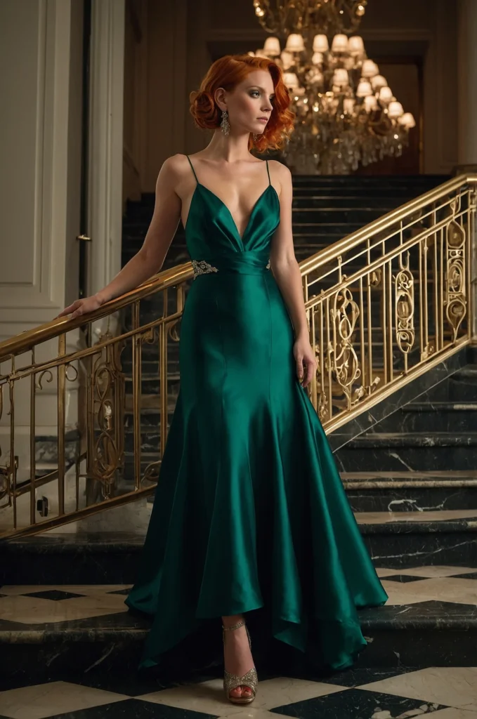 Emerald Green Satin Sensation