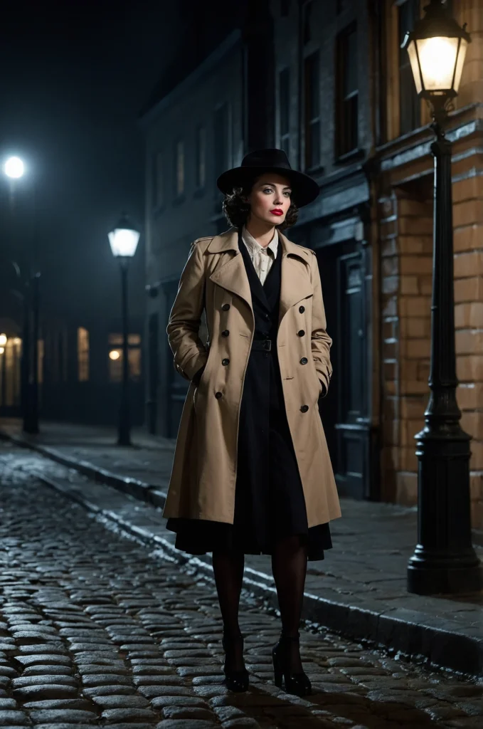 The Film Noir Trench Coat Look