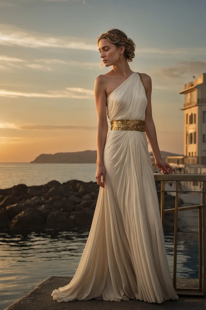 The Graceful Grecian Goddess Gown