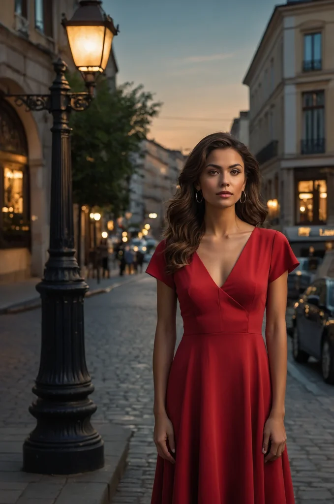 The Classic Red Dress