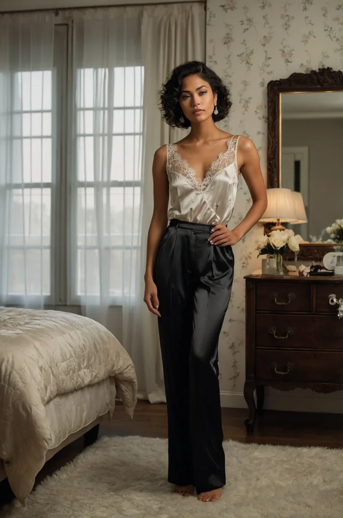 A Delicate Lace Camisole