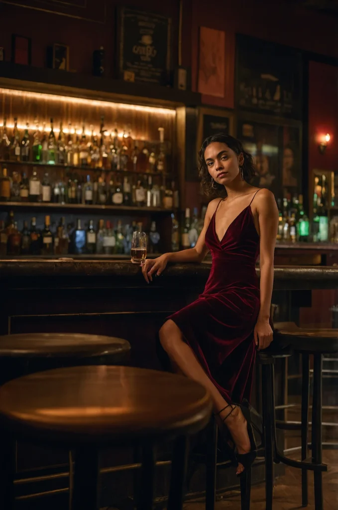 The Velvet Slip Dress