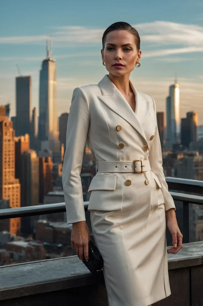 The Belted Blazer Dress