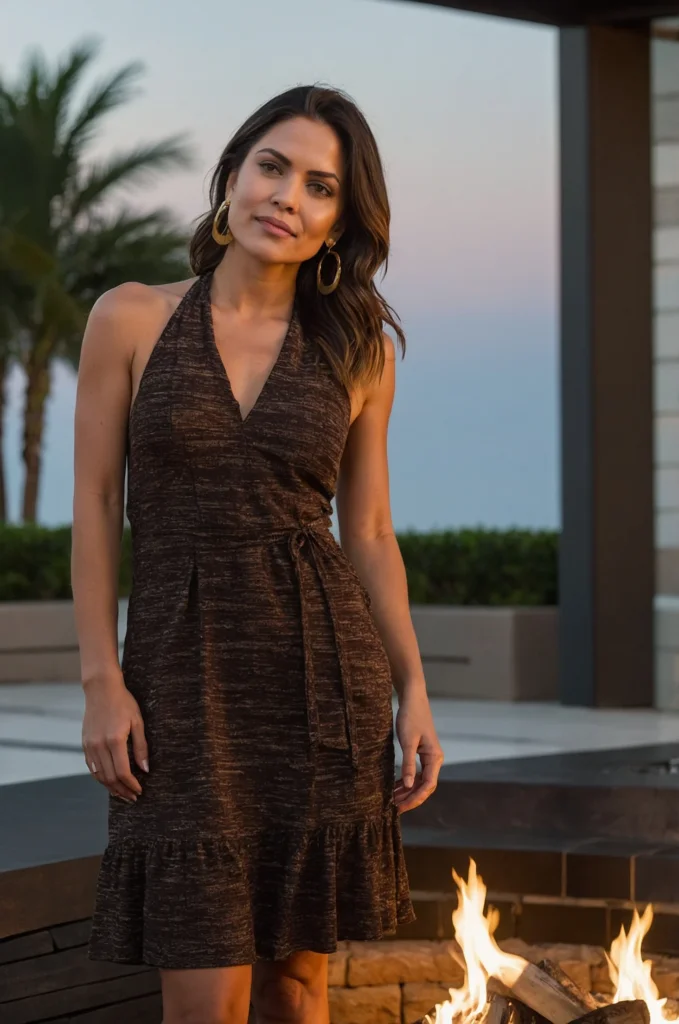 The Halter-Neck Knit Dress