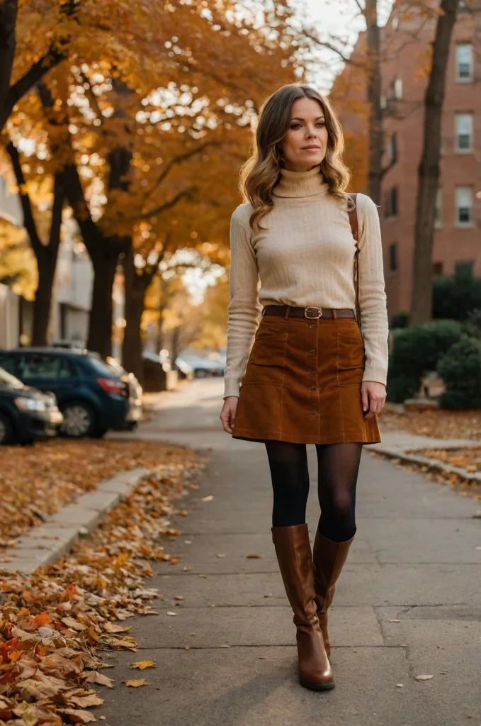 A Corduroy Skirt