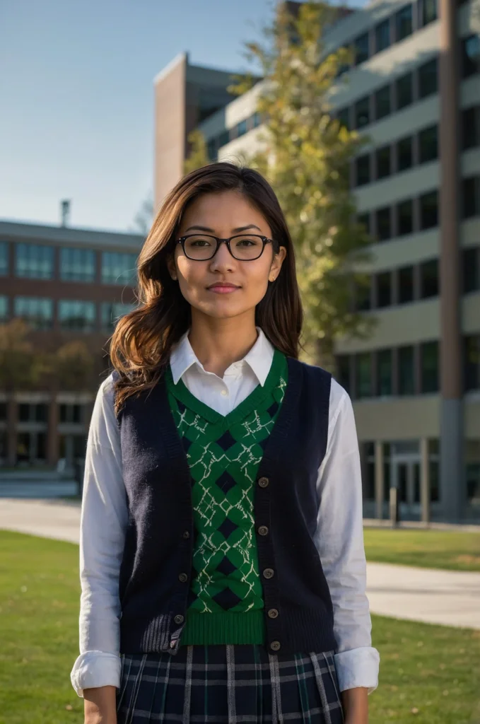 A Preppy Sweater Vest