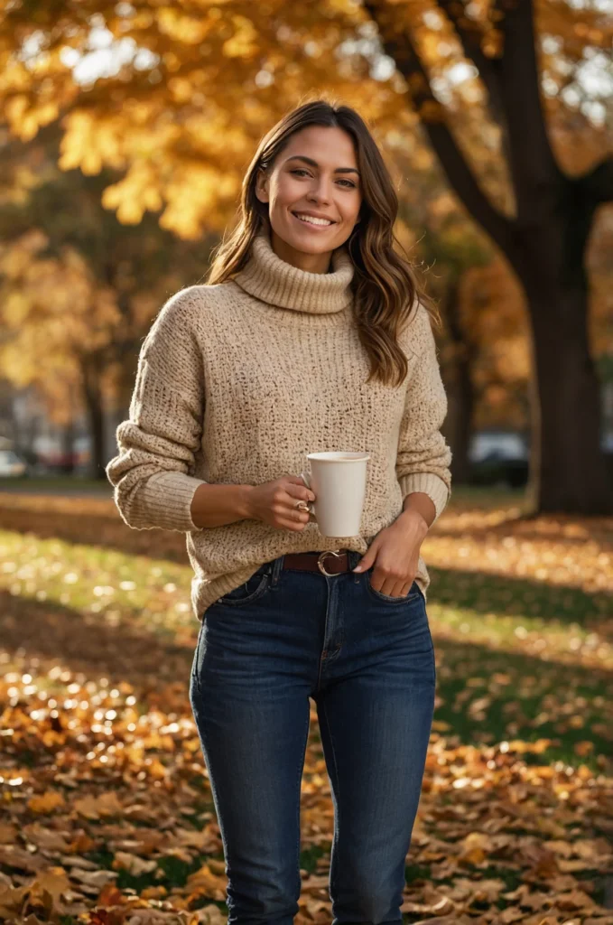 Oversized Sweater & Jeans