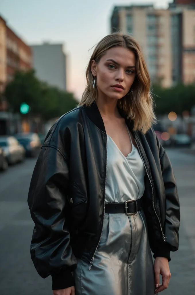 The Leather Bomber Jacket