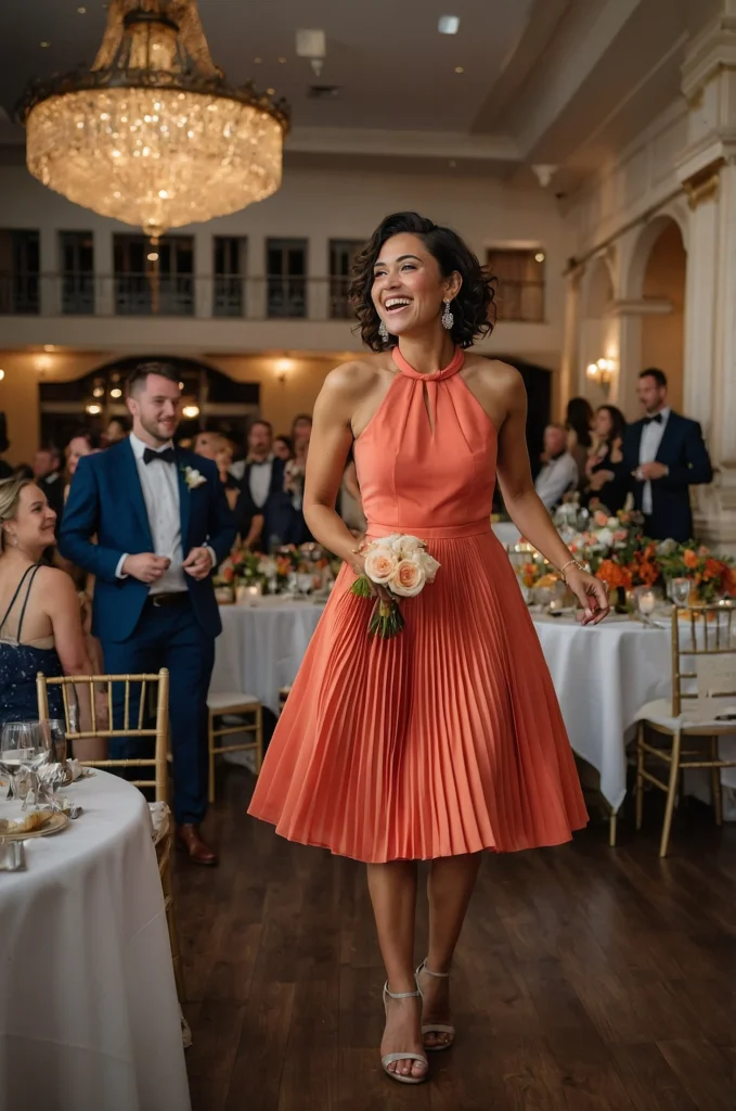 The Halter-Neck Midi Dress