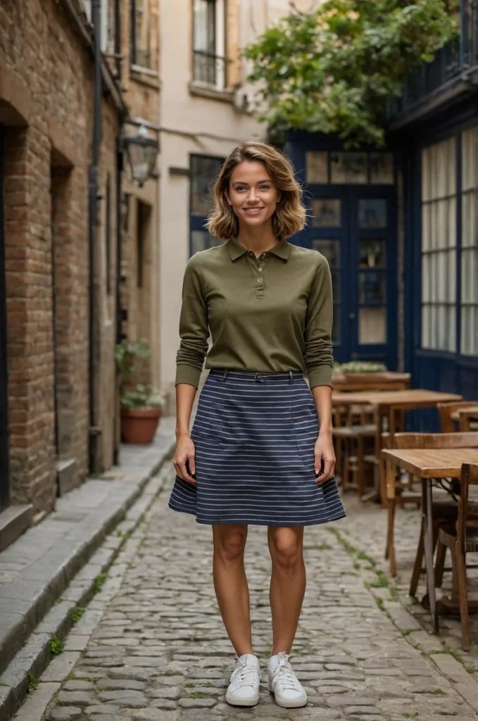 The Classic Chino Skirt